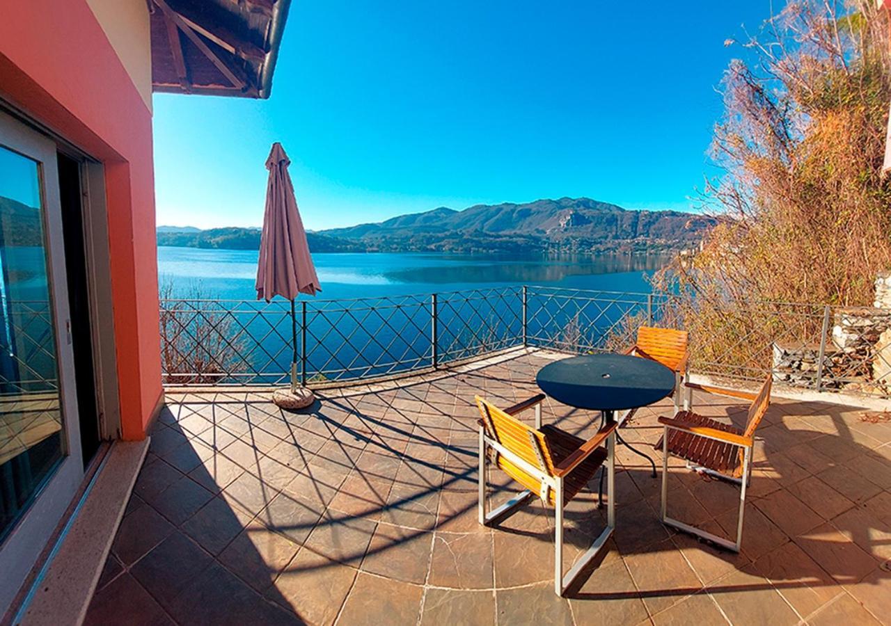Casa Sul Lago Orta Orta San Giulio Bagian luar foto