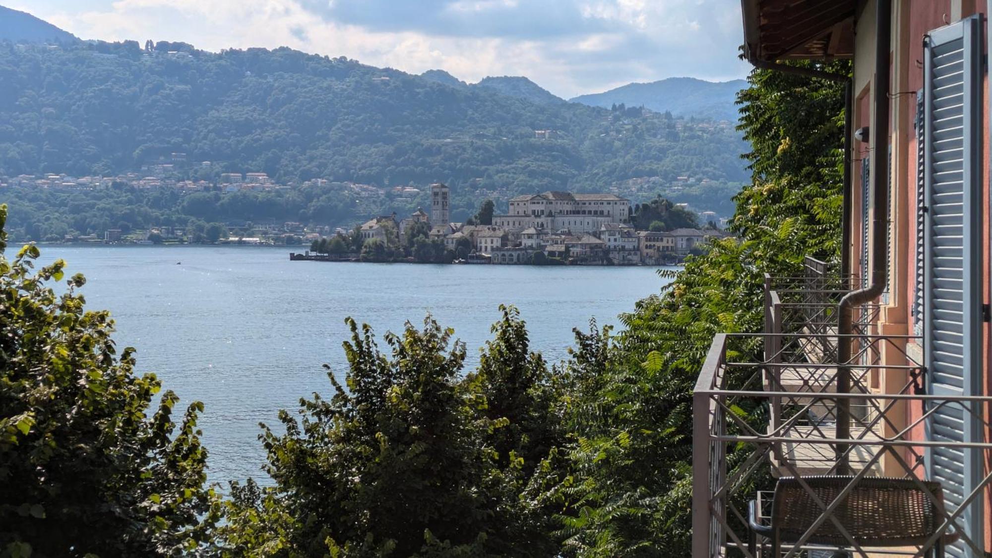 Casa Sul Lago Orta Orta San Giulio Bagian luar foto