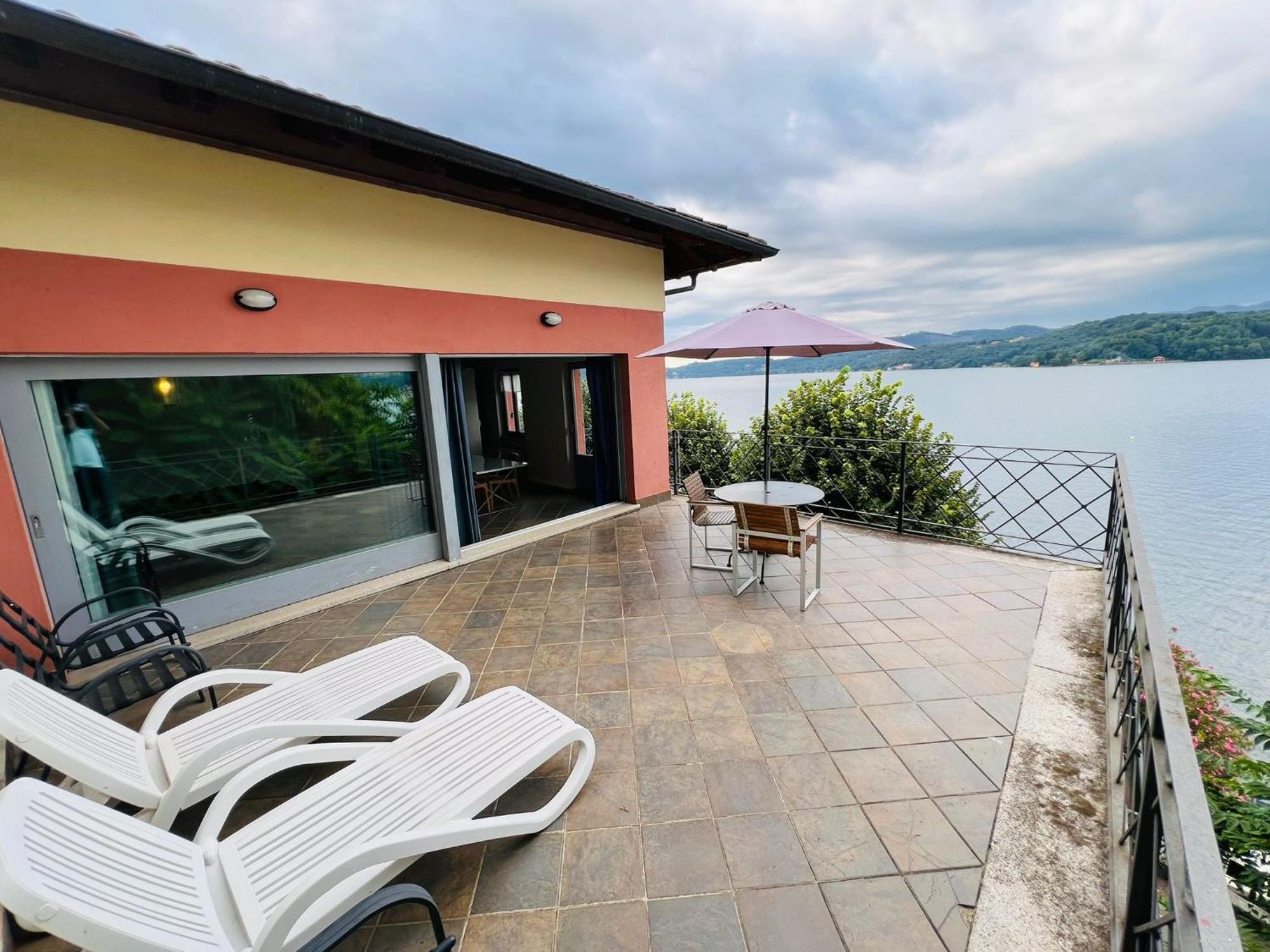 Casa Sul Lago Orta Orta San Giulio Bagian luar foto